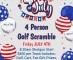 2025 4th of July Scramble Friday July 4th